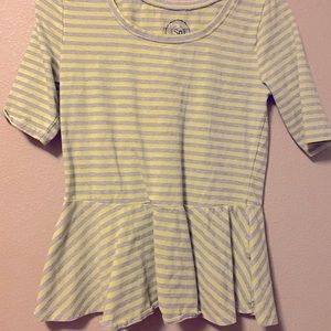 Short Sleeve Peplum top